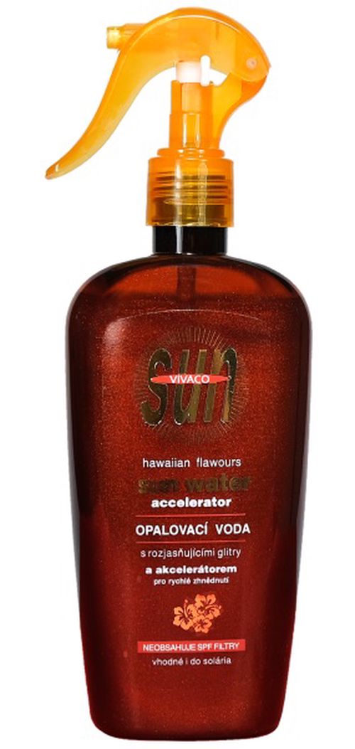 Opalovací voda s rozjasňujícími glitry SUN VITAL 300ml