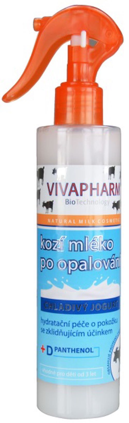 Kozí mléko po opalování s chladivým jogurtem VIVAPHARM 250ml