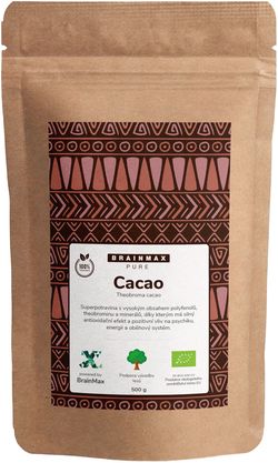 Votamax BrainMax Pure Cacao, Bio Kakao z Peru, 500 g *ES-ECO-020-CV certifikát