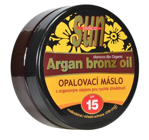 Opalovací máslo s BIO arganovým olejem SPF 15 SUN VITAL
