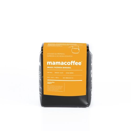 Mamacoffee - Brasil fazenda Bananal, 250g Druh mletí: Zrno
