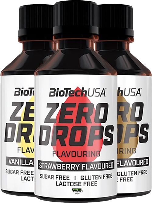 Zero Drops 50 ml (BioTech USA) Příchuť 1: strawberry
