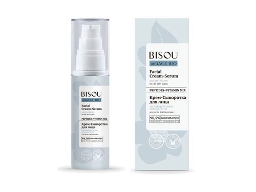 Bisou - Antiage krémové sérum multivitamín, pro všechny typy pleti, 50 ml