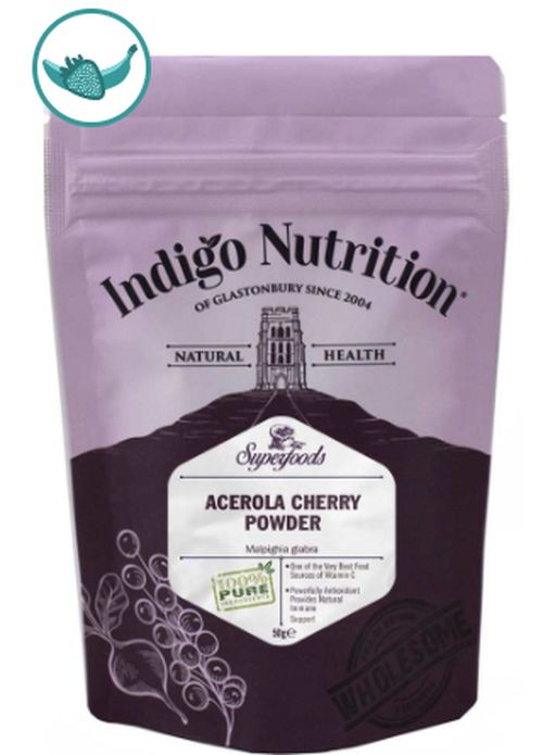 Indigo Herbs Acerola Chery Pure Powder, třešňový prášek 50 g