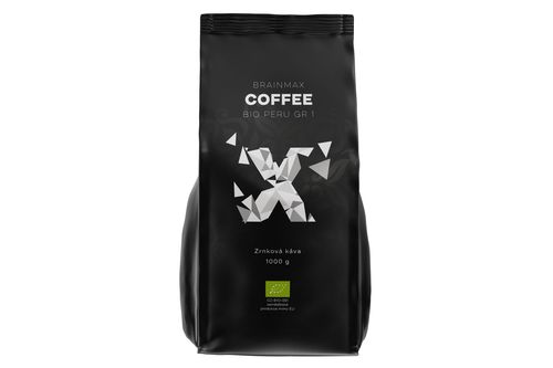 BrainMax Coffee - Káva Peru Grade 1 BIO, 1kg *CZ-BIO-001 certifikát