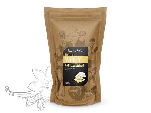 Protein&Co. HYDRO WHEY 1 kg Příchuť 1: Vanilla dream