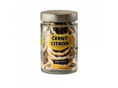 Garlio Bio černý citron 40g PLÁTKY