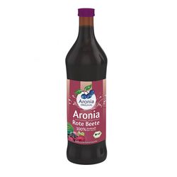 ARONIA ORIGINAL NATURPRODUKTE Arónie (černý jeřáb, jeřabina) + Červená řepa BIO, 100% čistá šťáva, 700 ml DE-OKO-006 certifikát
