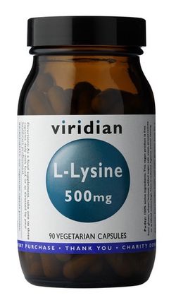 Viridian L-Lysine 90 kapslí