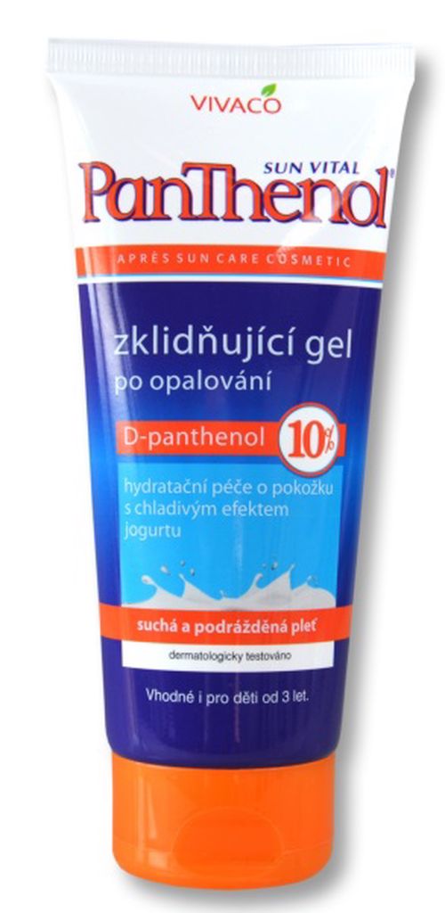 Zklidňující gel po opalování s D-Panthenolem 10% SUN VITAL