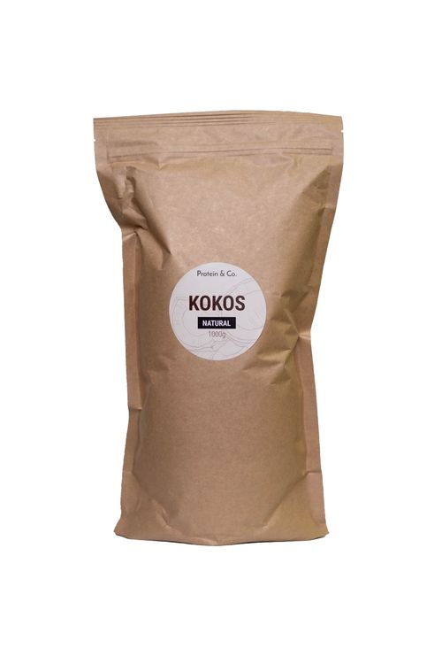 Protein&Co. Kokos – strouhaný, jemný 1 kg Váha: 500 g