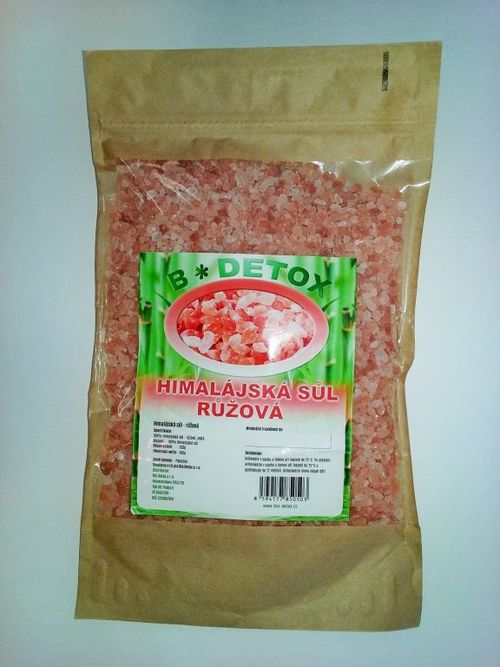 Bio-Detox Himalájská sůl - růžová Premium 500g MLETÁ