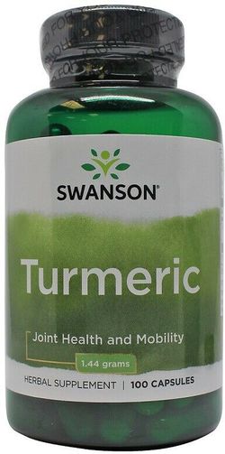 Swanson Turmeric - kurkuma, 1440 mg, 100 kapslí