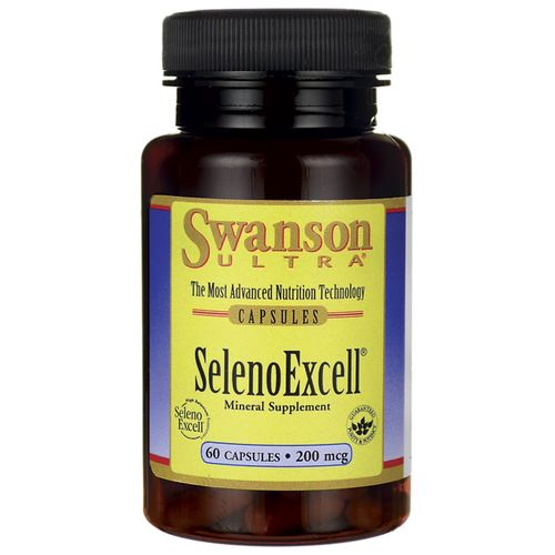 Swanson SelenoExcell®, Organický Selen, 200 mcg, 60 kapslí