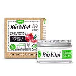 Certifikovaný Bio zpevňující a ochranný krém na obličej 45+ BioVital DeBa 50 ml