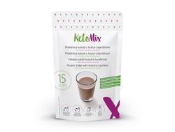 KetoMix Proteinový koktejl s Acetyl-L-karnitinem s příchutí čokoláda-banán (15 porcí)