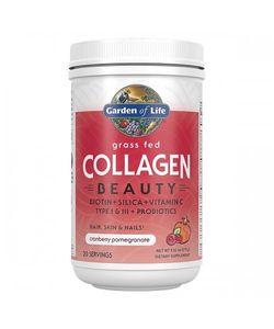 Garden of Life Collagen Beauty (Kolagen - Kolagenní peptidy), Brusinka a granátové jablko, 270 g