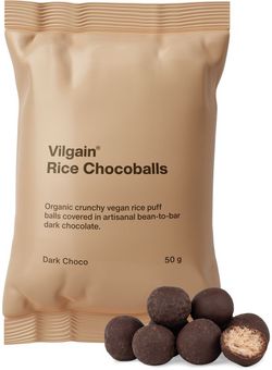Vilgain Rice Chocoballs BIO hořká čokoláda