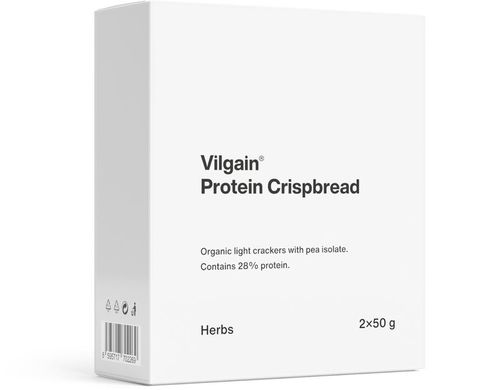 Vilgain Protein Crispbread BIO bylinky 100 g (2 x 50 g)