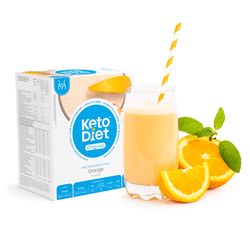 KetoDiet Proteinové smoothie s pomerančovou příchutí (7 porcí)