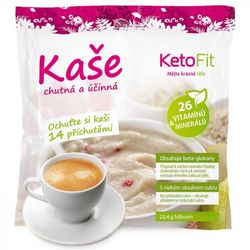 Proteinová krupičná kaše KetoFit espresso, 5 porcí