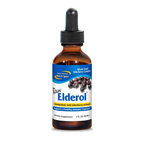 North American Herb & Spice | Extrakt z černého bezu, ostružin - Elderol - 60 ml