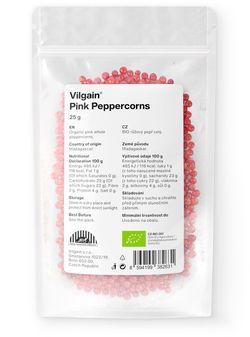 Vilgain Pepř BIO růžový celý 25 g