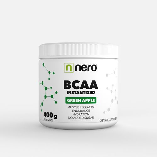 Aminokyseliny Nero BCAA Zelené Jablko 400 g / 50 porcí