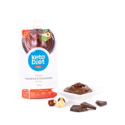 KetoLife Low Carb krém – Lískový oříšek s čokoládovou příchutí (50 g)