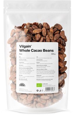 Vilgain Kakaové boby celé BIO 500 g