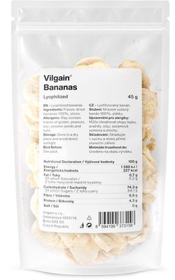 Vilgain Banán lyofilizovaný 45 g