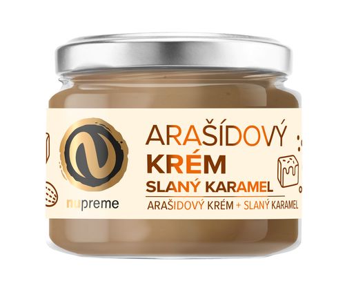 Arašídový krém slaný karamel 220g NUPREME