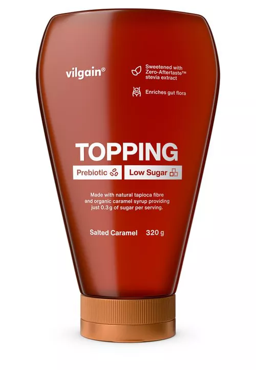 Vilgain Prebiotic Topping Low Sugar – slaný karamel 320 g