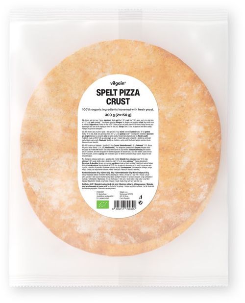 Vilgain Špaldové těsto na pizzu BIO 300 g (2 x 150 g)