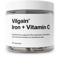 Vilgain Železo + Vitamin C 90 kapslí