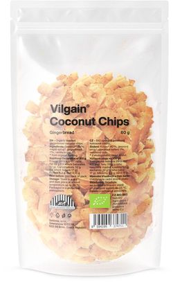 Vilgain Kokosové chipsy BIO perník 60 g