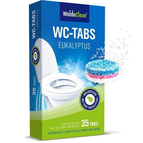 WoldoClean  WC tablety s eukalyptovou vůní - 35 ks levně
