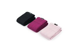 Vilgain Textilní odporová guma 3 ks barva (lilac, purple, black) set (nízký, střední, silný)