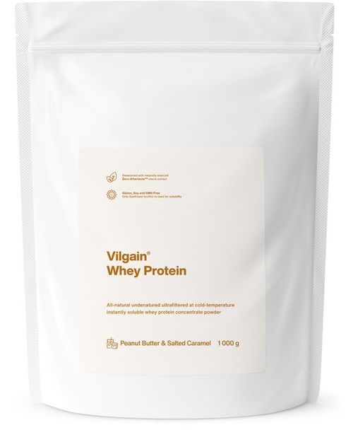 Vilgain Whey Protein arašídové máslo a slaný karamel