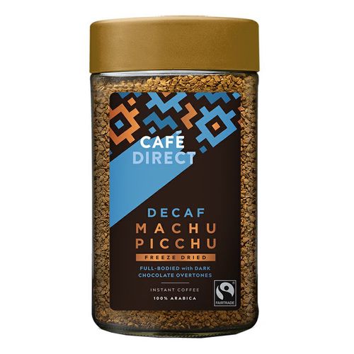 Cafédirect - Machu Picchu instantní káva bez kofeinu, 100g