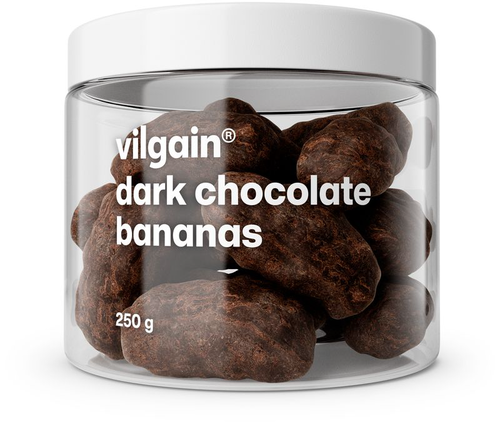Vilgain Banány v čokoládě – hořká čokoláda 250 g