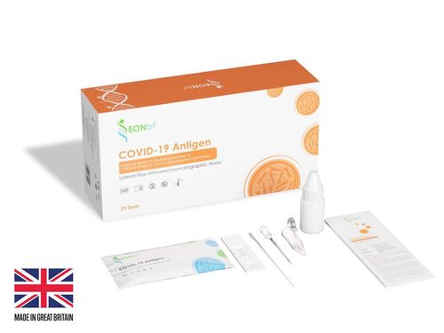 Certifikovaný britský antigenový výtěrový test na COVID-19 EONbt s 99% úspěšností výsledků – 5 ks