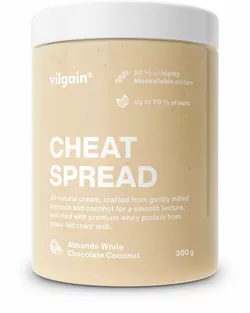 Vilgain Cheat Spread mandle s bílou čokoládou a kokosem