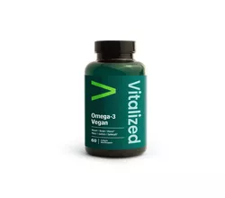 Vitalized Omega 3 Vegan, Mozek a srdce, 60 softgel kapslí