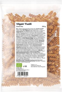 Vilgain Fusilli těstoviny BIO zelený hrách 250 g