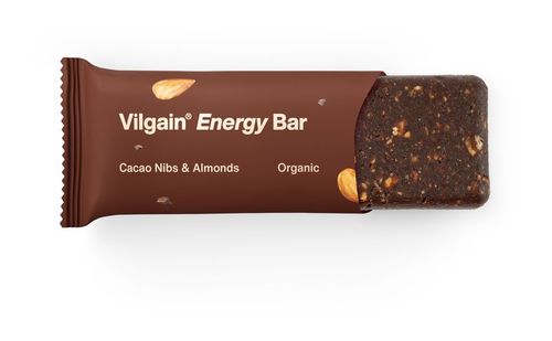 Vilgain Energy Bar BIO kakaové nibsy a mandle 40 g