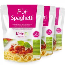 Bezsacharidové těstoviny konjakové Fit Spaghetti KetoFit 3 porce