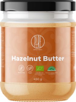 BrainMax Pure Hazelnut Butter, Lískooříškové máslo, BIO, 450 g *CZ-BIO-001 certifikát