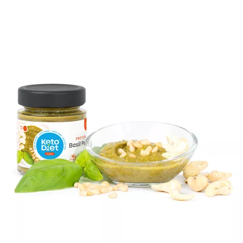 Proteinové bazalkové pesto (140 g)