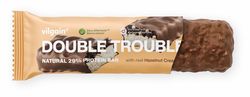 Vilgain Double Trouble Protein Bar Lískooříškový krém s mléčnou čokoládou 55 g